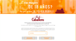 Desktop Screenshot of ponchecaballero.com