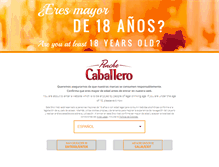 Tablet Screenshot of ponchecaballero.com